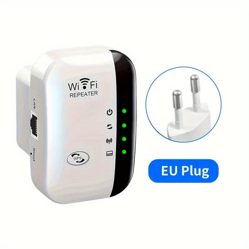 Wireless Extender Repeater | OURLIFE Home Network Signal Booster - Enhances WiFi Coverage and Performance, 2.4 GHz Single Band, Power Supply 220V-240V