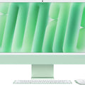 Apple iMac (2024) AIO Desktop Computer, 24" 4.5K Retina Standard Display, Apple M4 Chip with 8-Core CPU, 8-Core GPU, 16-Core, 16GB RAM, 256GB SSD, English K/B, Green | MWUE3 B/A / HN/A LL/A