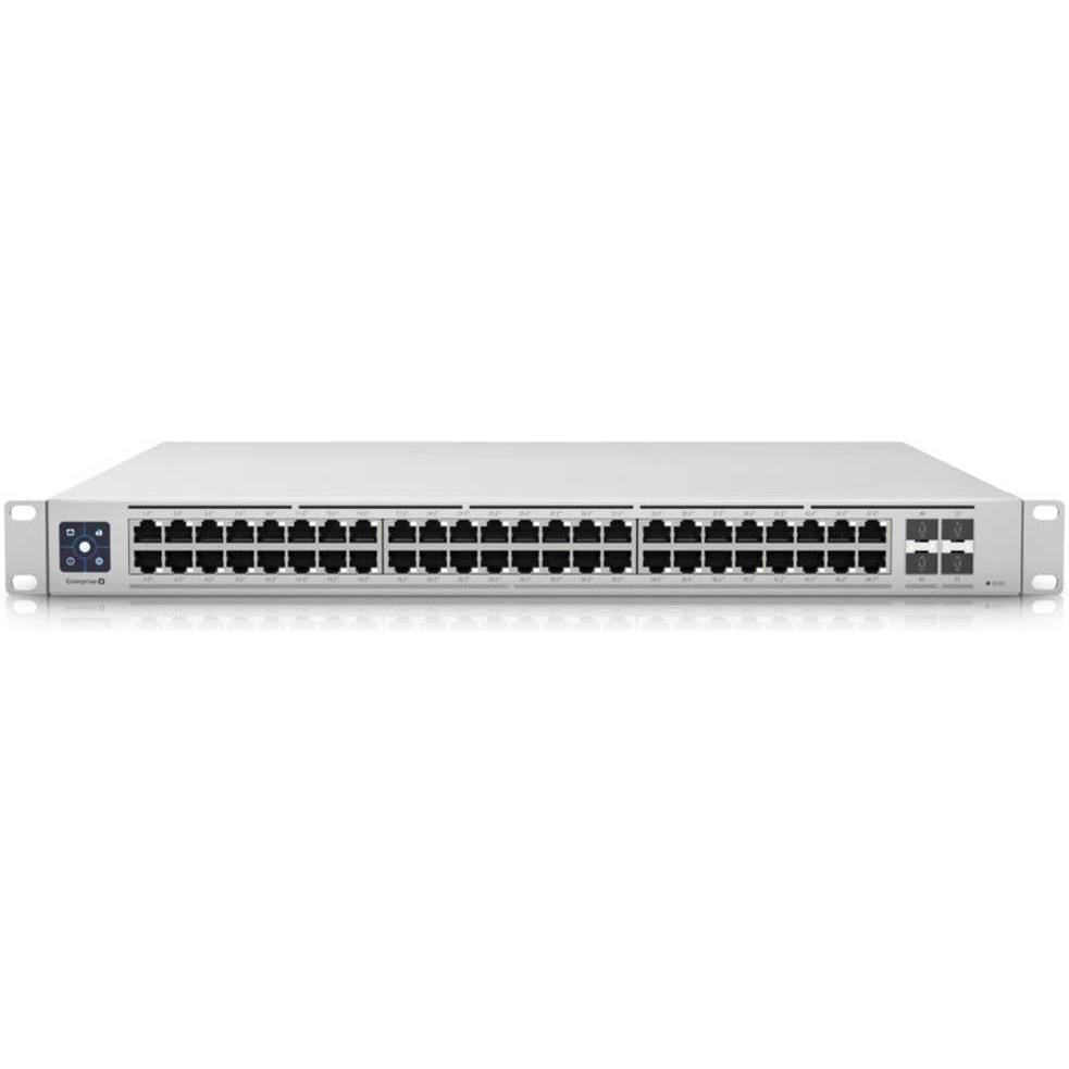 Ubiquiti 48-Pt Managed Switch Enterprise, 2.5Gb PoE+ Ports, 320Gb/s Switching, 4x 10Gb SFP+, 720W Budget, Layer 3 Features | USW-Enterprise-48-PoE