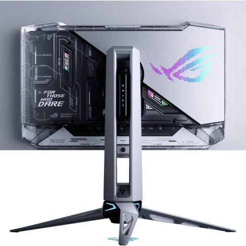 ASUS ROG Swift OLED PG27AQWP-W Gaming Monitor, 27" WOLED Display, DualQHD Resolution, 540Hz Refresh Rate, 0.02ns (GtG) Response Time, FreeSync Premium Pro & G-SYNC Compatible | PG27AQWP-W