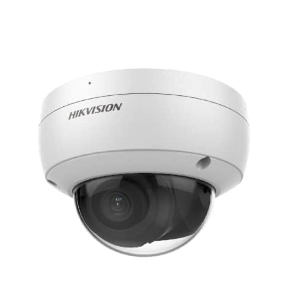4 MP Vandal-Resistant Dome Network Camera with Built-in Microphone | Model DS-2CD2143G2-IU, 2.4GHz WiFi, No Storage Capacity