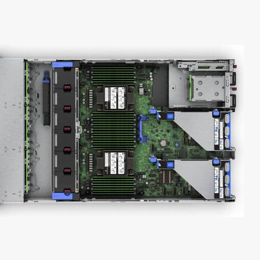 HPE ProLiant DL380 Gen11 Server, Intel Xeon Silver 4509Y, 32GB RRAM, 3.6TB SAS, MR408i-o Gen11 x8 Lanes 4GB Cache, Broadcom BCM5719 1Gb 4-port, 1x 1000W PS | P70456-421