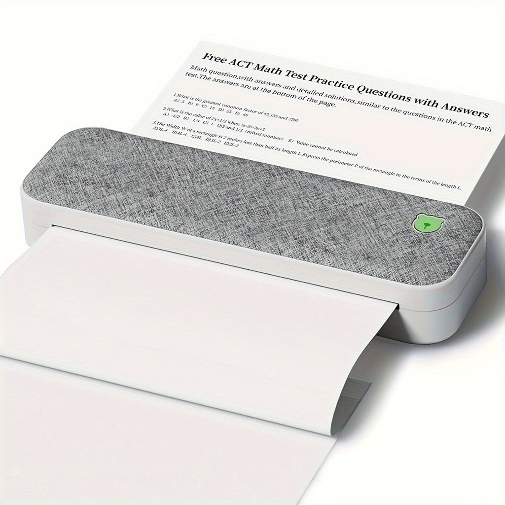 100 Sheets Thermal Printer Paper,A4 Letter,Folded, Continuous, Perforated, Quick  for Pen,Compatible with ITP01/A40/M08F/MT800 Portable Thermal Printer