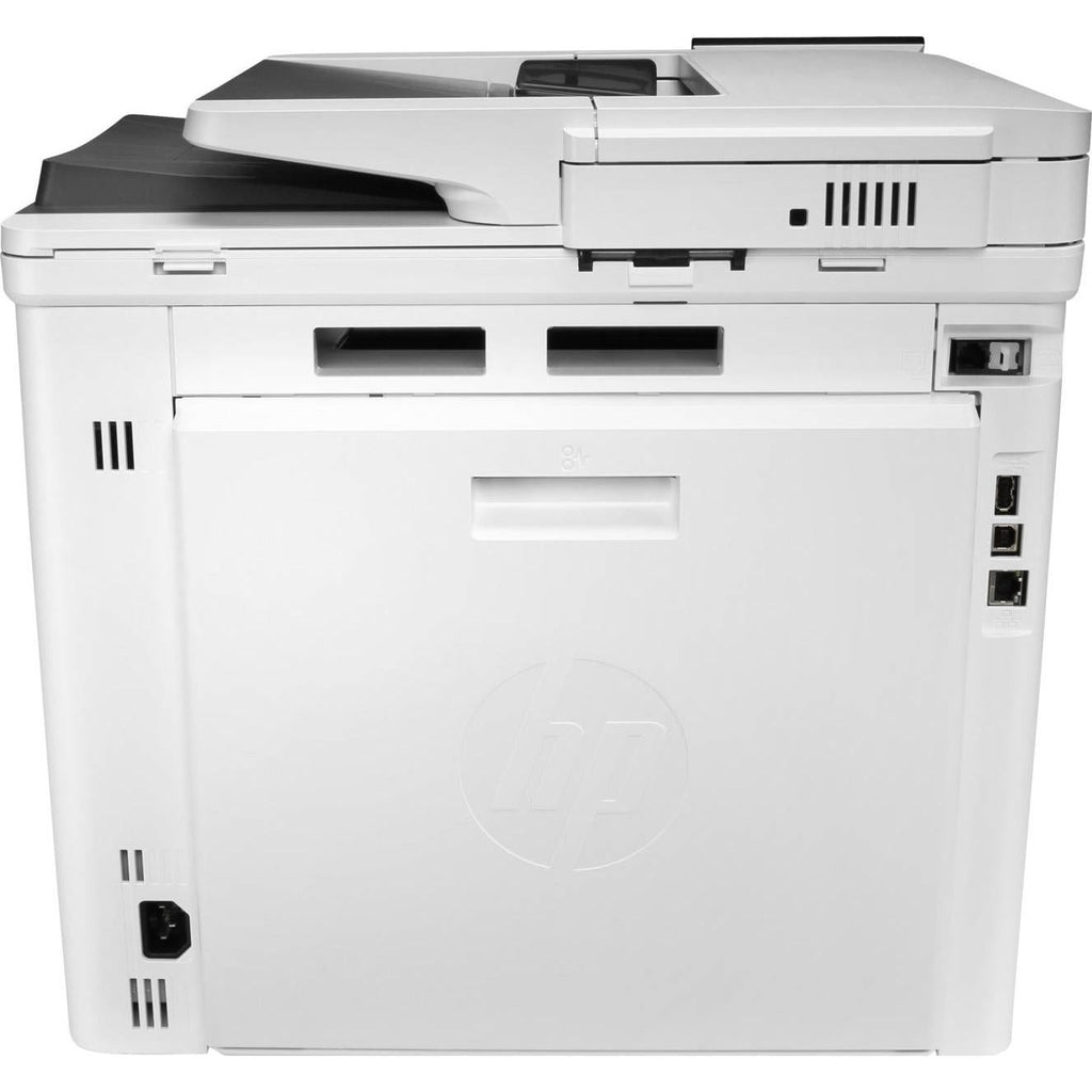 HP M480F Color LaserJet Enterprise Multifunction Printer, Up To 29ppm Print Speed, Auto Duplex, 4.3'' Color Touch, 50 Sheet ADF, 250 Sheets Input Tray, Print / Copy / Scan / Fax, White | 3QA55A