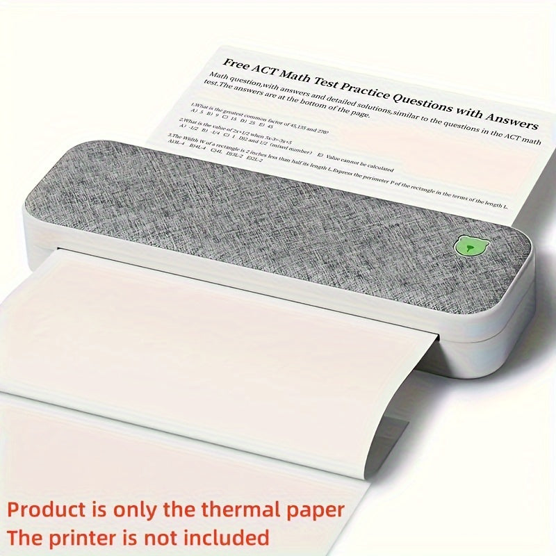 100 Sheets Thermal Printer Paper,A4 Letter,Folded, Continuous, Perforated, Quick  for Pen,Compatible with ITP01/A40/M08F/MT800 Portable Thermal Printer