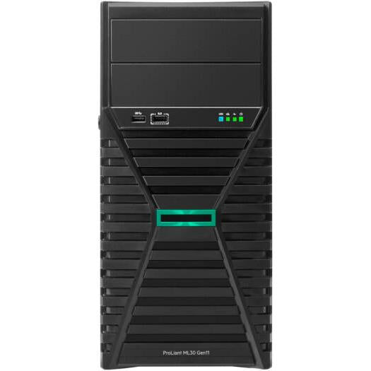 HPE ProLiant ML30 Gen11 Server, Intel Xeon E-2414, 32GB RAM, 2TB HDD, Ethernet 1-Gb Adapter with 4 Ports, Intel VROC SATA Software RAID, 350 W Power Supply | P71385-425
