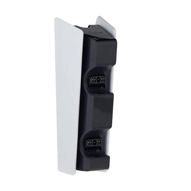 Sony PlayStation 5 DualSense Charging Station, Dual Charging Ports, Fast Charging, Anti-Slip Base, LED Charging Indicators, Easy Docking, Free Up USB Ports, Click-in Design, White | 3005837