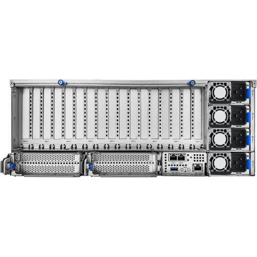 AI PRO AMD EPYC 4U Server - 2 EPYC 9655 (96C/192T), 8 NVIDIA RTX Pro 6000 Blackwell 96GB, 1TB DDR5 RAM, 4TB NVMe Gen5 + 15TB SAS SSD, 4 3200W PSU, Dual 10GbE LAN