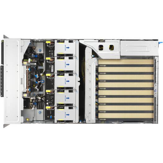 AI PRO AMD EPYC 4U Server - 2 EPYC 9655 (96C/192T), 8 NVIDIA RTX Pro 6000 Blackwell 96GB, 1TB DDR5 RAM, 4TB NVMe Gen5 + 15TB SAS SSD, 4 3200W PSU, Dual 10GbE LAN