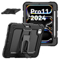 New Design 360 Rotate Stand Cover case for iPad Pro 11 Inch 2024 with Shoulder Strap