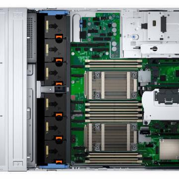 PowerEdge R750xs Rack 2U Server, 2x Intel Xeon Platinum 8360H 3.0 GHz, 256GB RDIMM, 4x2.4TB 10K HDD SAS ISE 12Gbps 512n, Chassis Up to 8 x 3.5" HDDs, 2x 800W PS, iDRAC9 ENT 15G | PER750XS2A-256