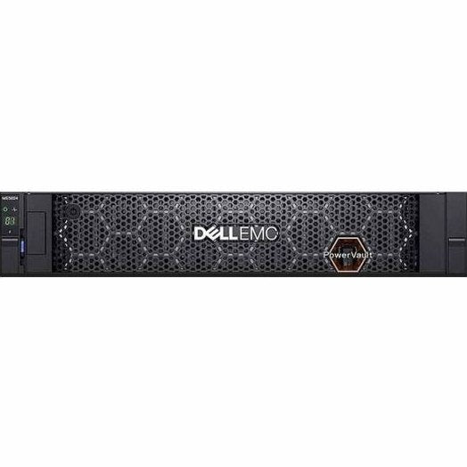 Dell PowerVault ME5024 Storage Array 2U Rack Rails, 10Gb iSCSI Base-T 8 Port Dual Controller, 53.76 TB (7x 7.68 TB) SAS SSD, 580W Redundant Power Supply | PV-ME5024