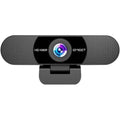 EMEET SmartCam C960 Webcam, 1080P at 30FPS Maximum Resolution, 90° Field Of View, Auto Light Correction, 2 Omni-Directional Mic, Flippable Privacy Cover, Plug and Play, Black | C960