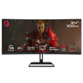 GAMEON GOC34WQHD100VA Curved Gaming Monitor, 34" VA Display, WQHD Resolution