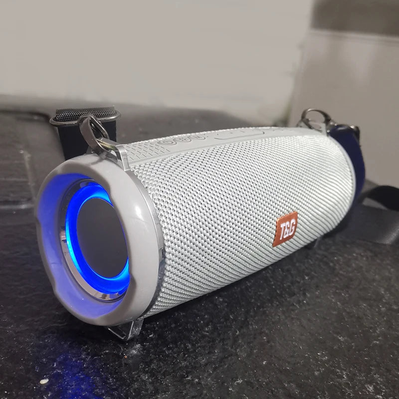 50W de alta potência caixa de som Bluetooth Speaker Outdoor IPX6 Coluna Sem Fio Impermeável Portátil super básico partido áudio 3D alto-falantes estéreo para pc Centro de Música Subwoofer FM TF cartão USB TG187