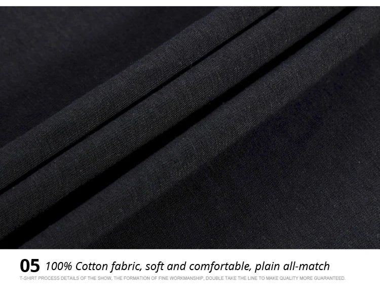 T-shirt macia com decote em O masculino, tops casuais diários, camiseta solta, cores sólidas, preto, branco, vermelho, azul, básico, verão, novo, S-3XL