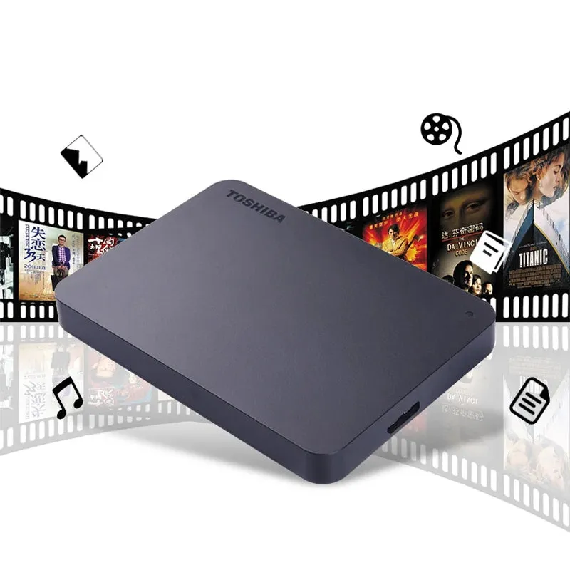 Toshiba Canvio Basics USB-C Portable Storage 1TB 2TB 4TB External Hard Drive HDD USB3.0 2.5 Harddisk Free Shipping