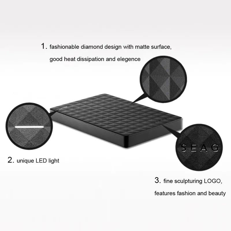 Seagate Expansion HDD Drive Disk 500GB 1TB USB3.0 External HDD 2.5" Portable External Hard Disk