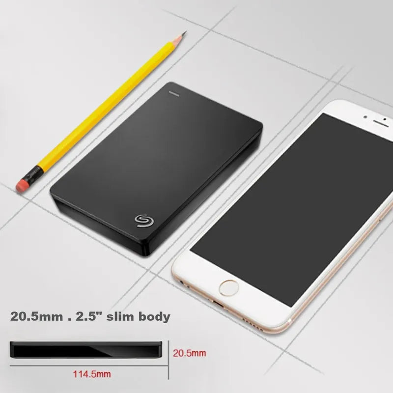 Seagate External Hard Disk 4TB 500GB 1TB 2TB  Backup Plus Slim USB 3.0 HDD 2.5" Portable Extern