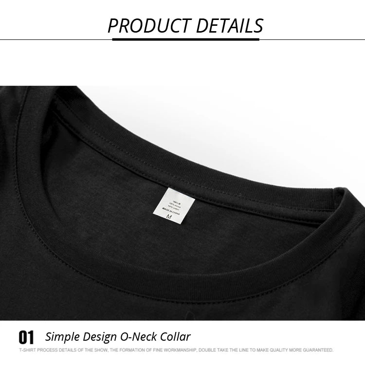 T-shirt macia com decote em O masculino, tops casuais diários, camiseta solta, cores sólidas, preto, branco, vermelho, azul, básico, verão, novo, S-3XL