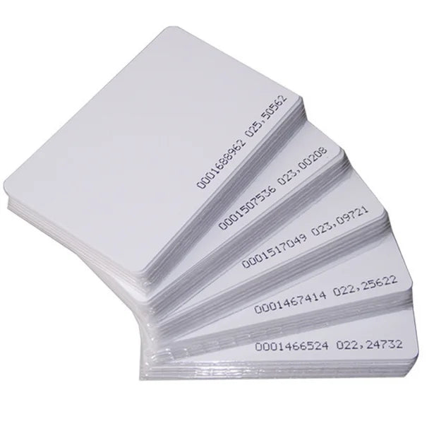 Cartão RFID 125khz  de controle acesso chip proximidade novo