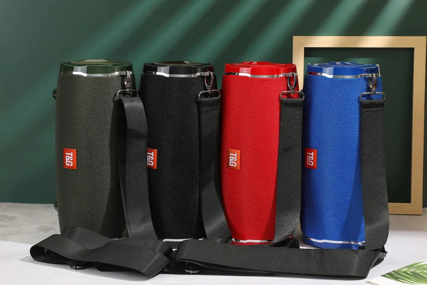 50W de alta potência caixa de som Bluetooth Speaker Outdoor IPX6 Coluna Sem Fio Impermeável Portátil super básico partido áudio 3D alto-falantes estéreo para pc Centro de Música Subwoofer FM TF cartão USB TG187