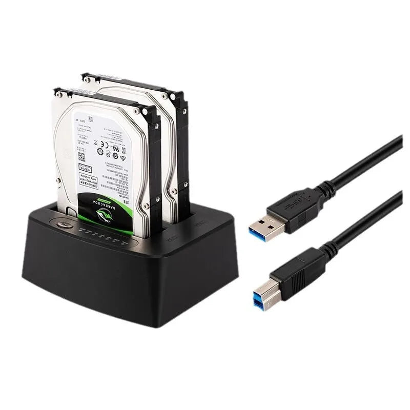 Hot Sale 2.5"/3.5" SATA HDD/SSD Hard Drive Clone Docking Station