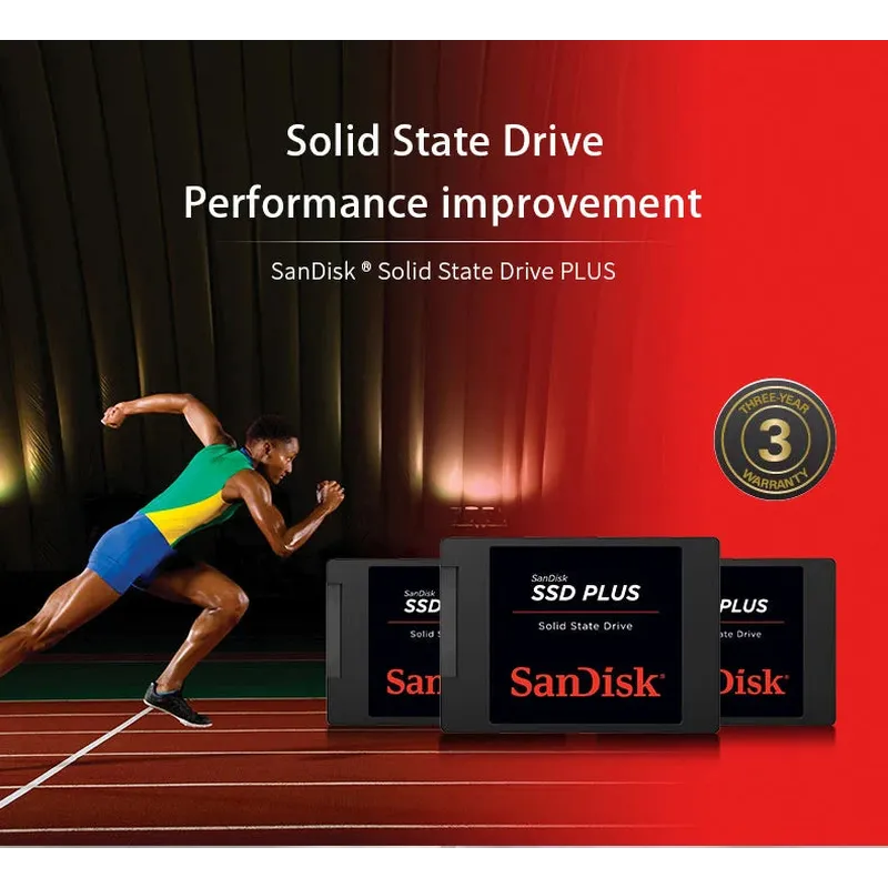 Sandisk SSD Plus 480GB 240GB 1TB 2TB SATA III 2.5" laptop notebook solid state disk HDD Internal Solid State Hard Drive Disk PC