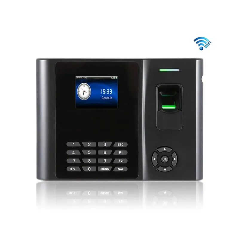 Wireless Fingerprint Biometrics Time Attendance System with Battery and Time Recorder Support WIFI/TCP/IP/USB Port GT200/WIFI