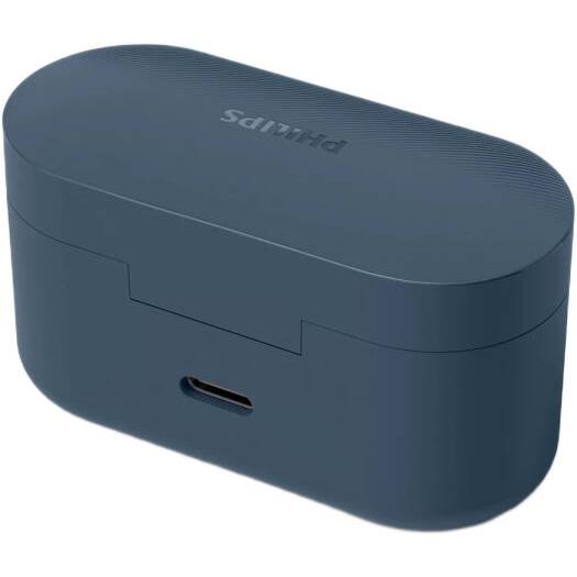 Philips 3000 Series True Wireless Earbud, 10mm Dynamic Drivers, Adaptive Noise Canceling Pro, Dual Mic Noise Reduction, Bluetooth 5.3, 24 Hours Playtime, IPX4 Rating, Blue | TAT3509BL/97