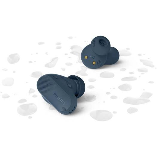 Philips 3000 Series True Wireless Earbud, 10mm Dynamic Drivers, Adaptive Noise Canceling Pro, Dual Mic Noise Reduction, Bluetooth 5.3, 24 Hours Playtime, IPX4 Rating, Blue | TAT3509BL/97
