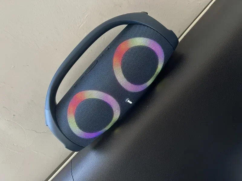 100w de alta potência bluetooth alto-falante portátil rgb luz colorida à prova dwireless água sem fio subwoofer 360 estéreo surround tws fm boombox