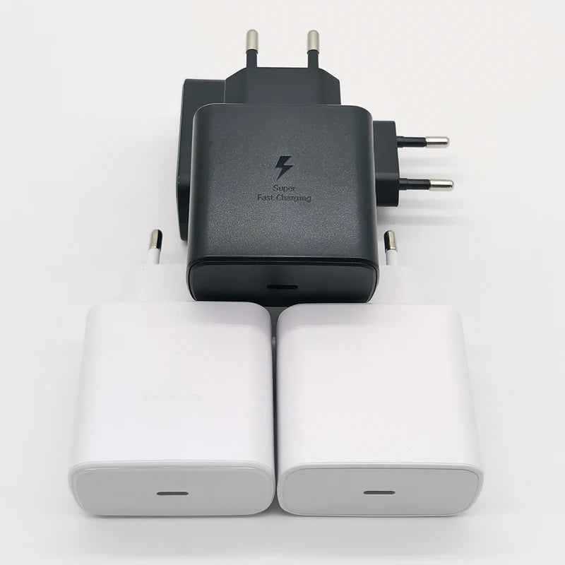 Carregador de 45W, 1.8m, Tipo C, Galaxy S24, S23, S22, S21, S20, Nota 20, Ultra 10, Z Flip, Fold 6, Samsung-Adaptador de Carga Super Rápida, 5, 4, 3, 2