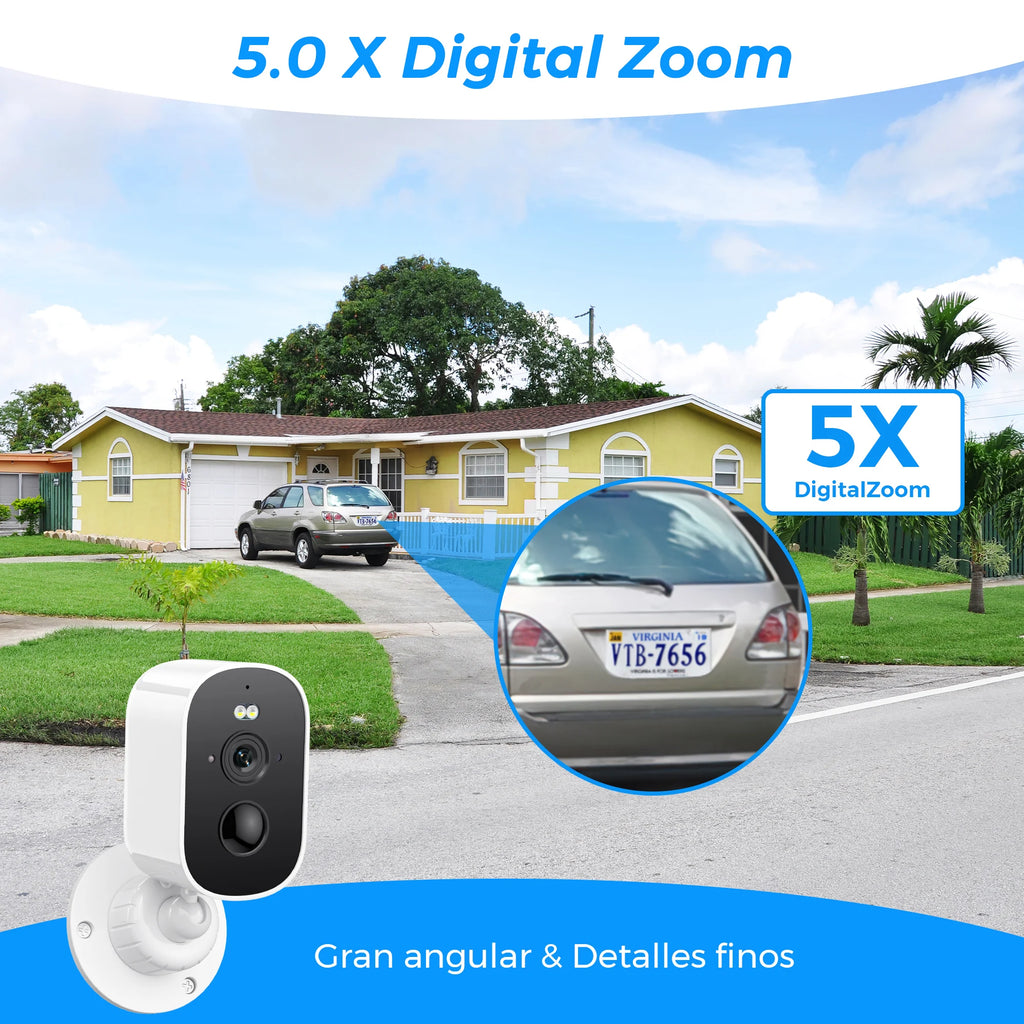 1080p wifi câmera solar ao ar livre sem fio alimentado por bateria bala câmera de segurança pir alarme movimento armazenamento em nuvem áudio em dois sentidos