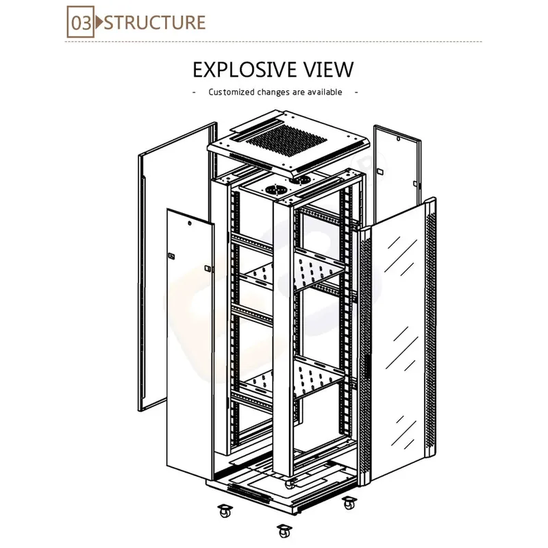 High Quality Data Center19 Inch Network Cabinet 42U Server Cabinet