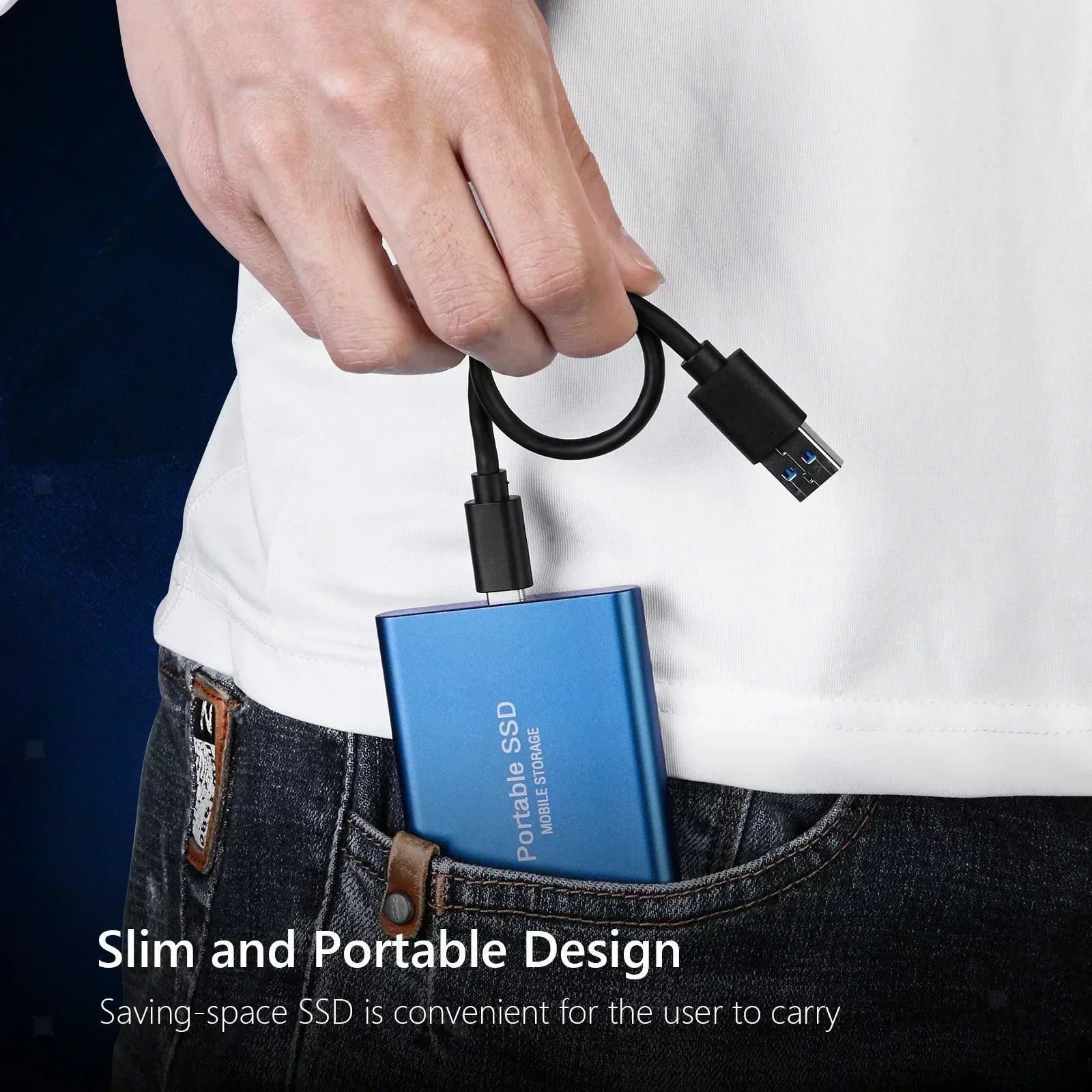 2025 novo disco rígido à prova ddustágua à prova de poeira portátil disco rígido externo usb 3.1 disco sólido de alta velocidade para pc/transferência de dados/laptop