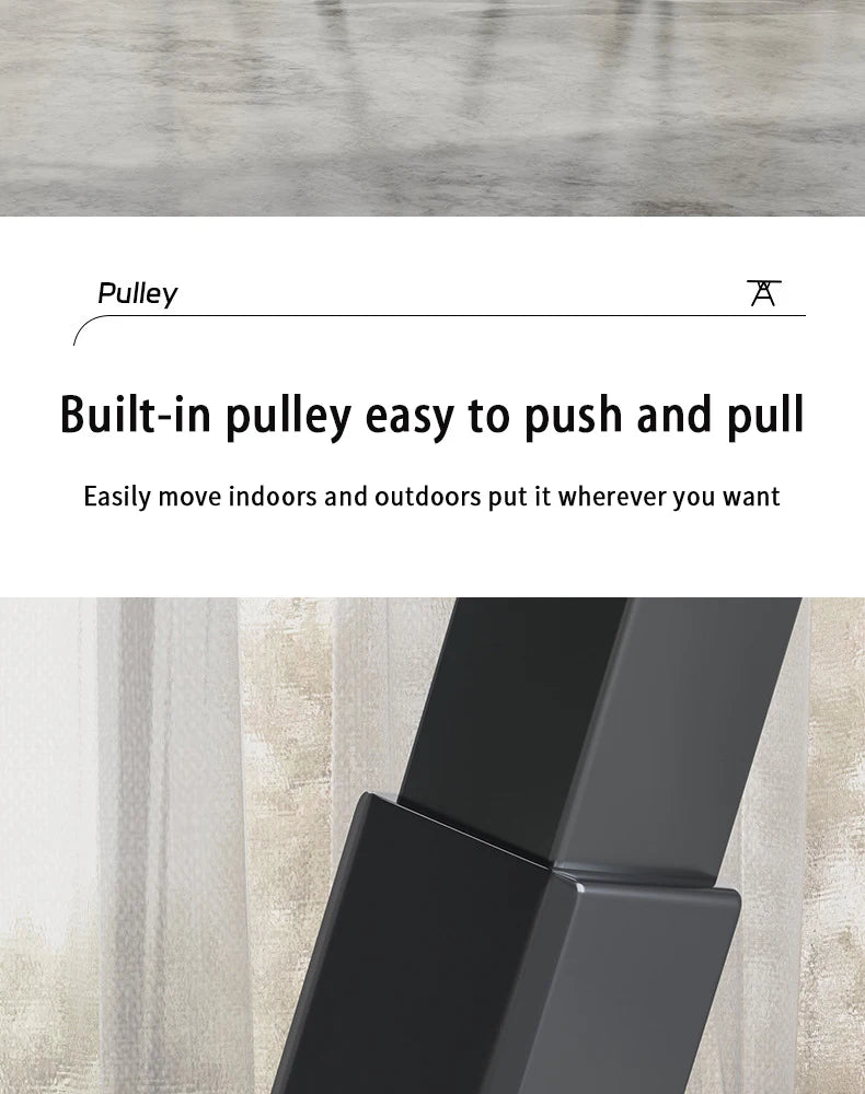 Casa interior dobrável vertical vloth rack de secagem varanda aço roupas rodas secador removível colcha torre prateleira suporte lavanderia