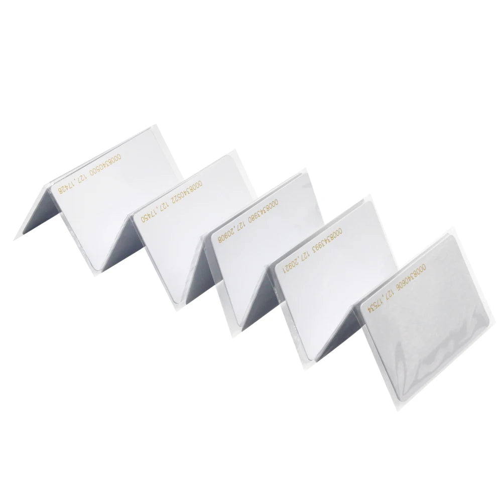 EM RFID Card Access Control Card, EM4100 Tk4100, Read Only Keyfob, etiquetas RFID, adesivo, Token Cartão de Proximidade Chip, 125Khz, 10Pcs