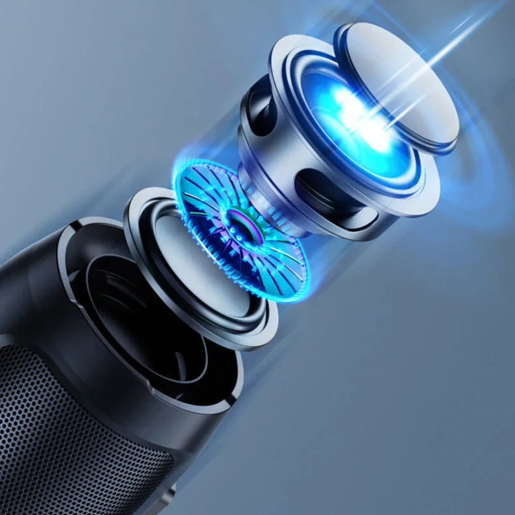 J007 subwoofer alto-falantes bluetooth ao ar livre estéreo surround à prova dwireless água caixa de som sem fio suporte rádio fm cartão tf