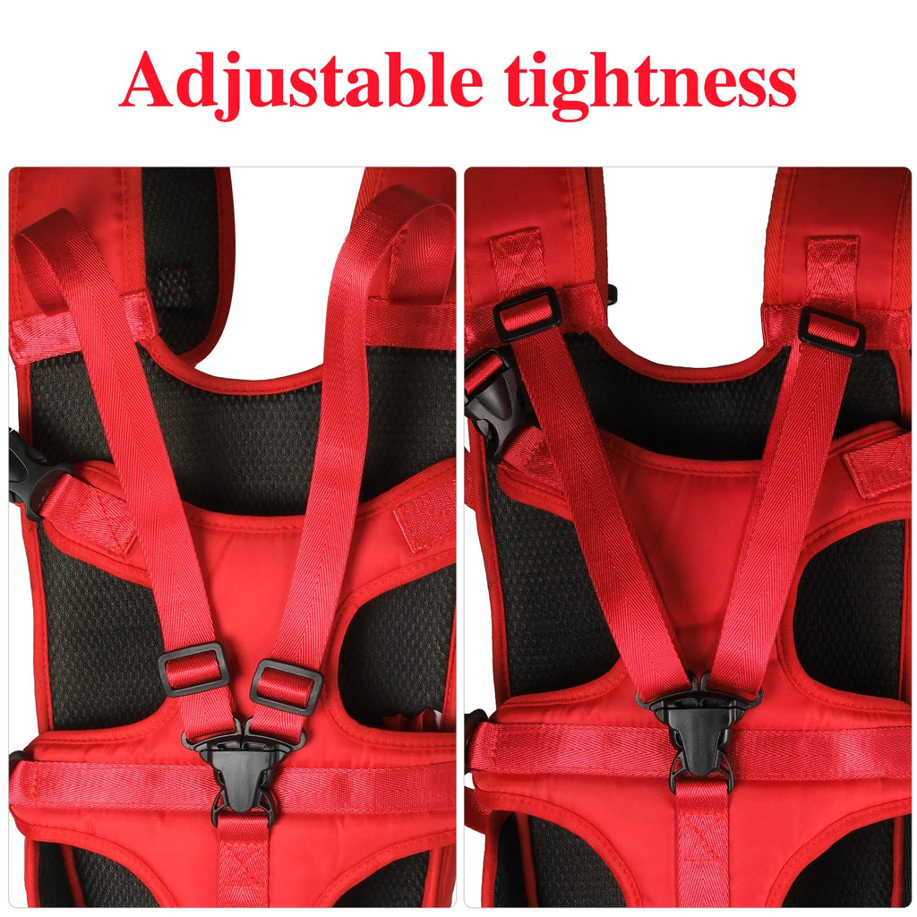 Mochila transportadora frontal para cães, mochila transportadora ajustável para cães, portadores para cães pequenos e gatos, caminhadas, acampamento, viagens