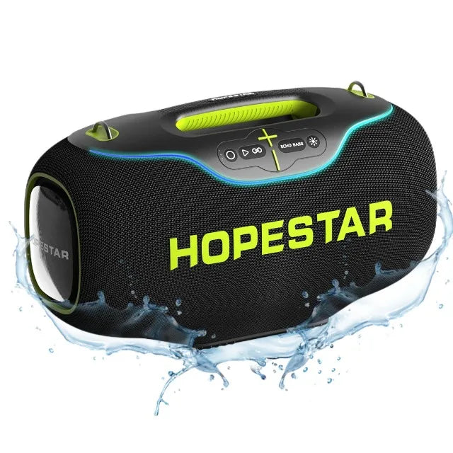 Hopestar alto-falante a80 alto gravador de áudio portátil de alta qualidade 350w rgb subwoofer home theater usb festa computador dc
