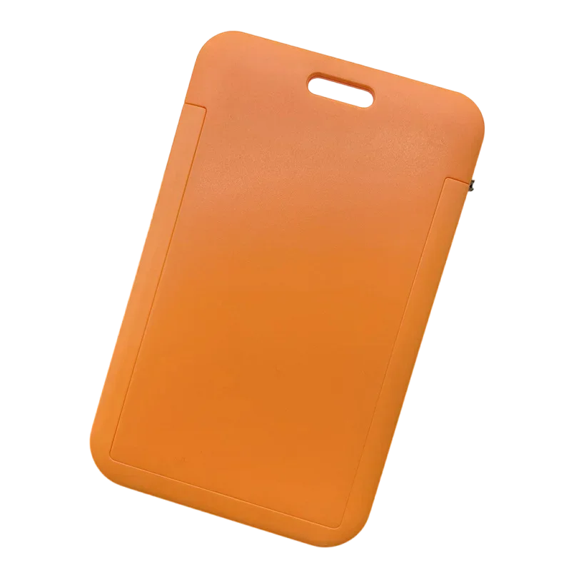 Capa preta para cartão de trabalho de identificação, com carretel de crachá retrátil, cordão, nome, porta-crachá, etiqueta no peito, manga para cartão de passagem de trabalho