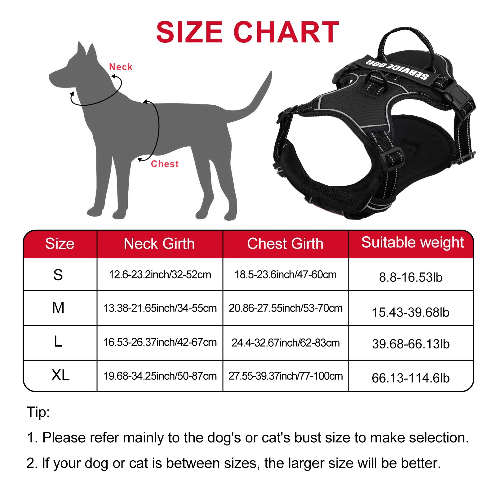 Arnês para cães ajustável de nylon sem puxar colete com remendo para cães 4psc, arnês reflexivo para animais de estimação para cães pequenos, médios e grandes