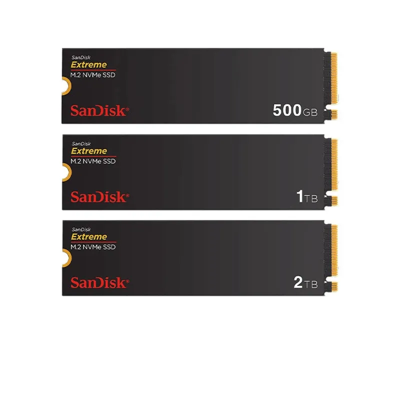 SanDisk Extreme SSD M.2 NVME PCle Gen4.0 500GB1TB2TB Sequential Read speed up to5150MB/s M.2 2280 PCIe Gen3x4Solid State Drive