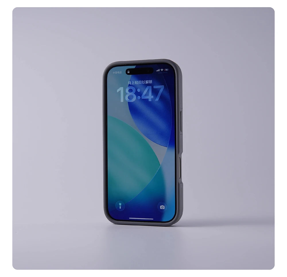 Capa de Telefone Luxuosa com Suporte Magnético Fosco para iPhone 17 Pro Max Air 16 15 14 13 12 Plus para Magsafe, Capa Protetora à Prova de Choque