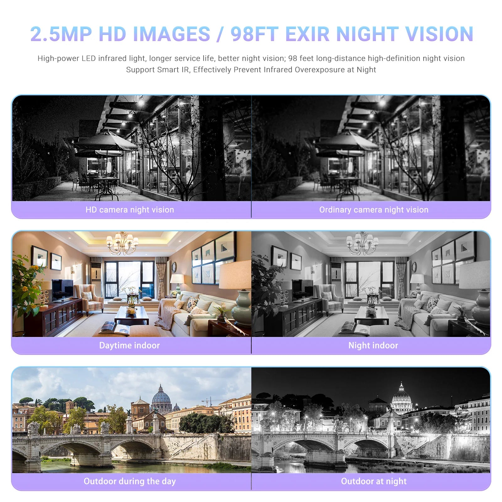 Hikvision compatível 5mp 8mp segurança cor cheia visão noturna câmera ip colorvu poe câmera de vigilância ip67 torre ao ar livre