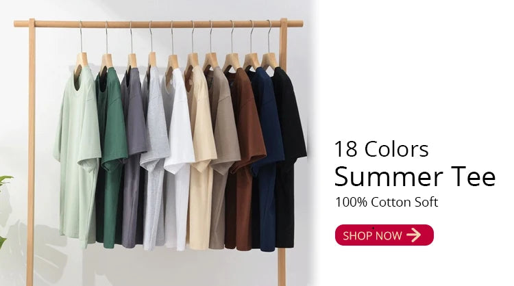 T-shirt macia com decote em O masculino, tops casuais diários, camiseta solta, cores sólidas, preto, branco, vermelho, azul, básico, verão, novo, S-3XL