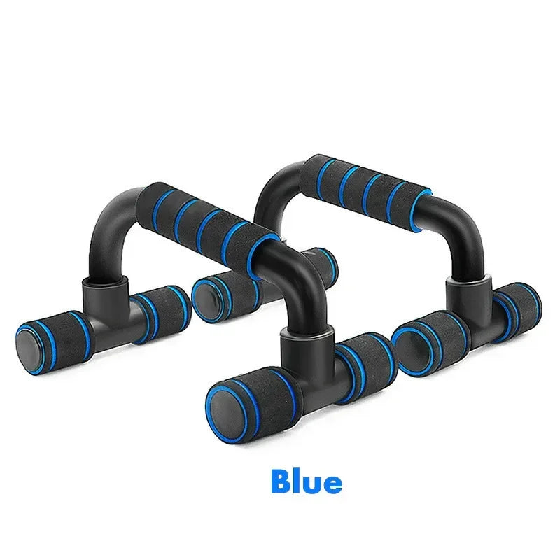 Novos suportes push-up em forma de U para treinamento muscular de fitness familiar e equipamentos de fitness (1 par) - ferramenta de fitness com cabo de esponja