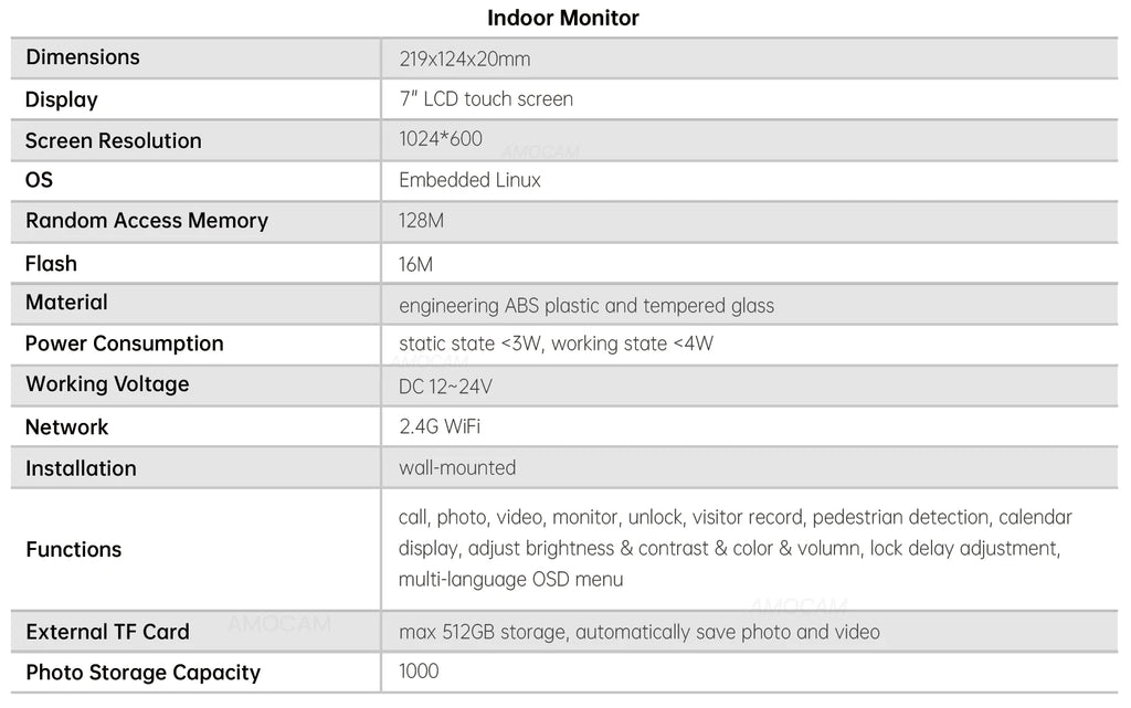 2 fios casa inteligente tuya wifi 1080p vídeo porteiro telefone da porta 7 ''monitor de toque vídeo campainha porta câmera sistema segurança