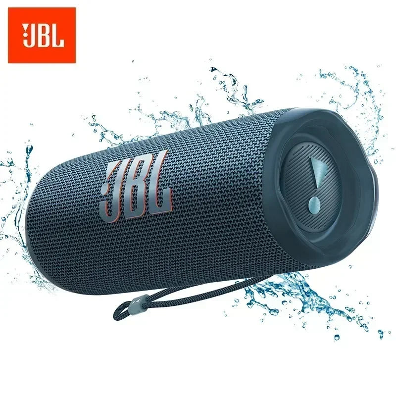 Original jbl flip 6 sem fio bluetooth alto-falante portátil ipx7 à prova dwaterproof água ao ar livre estéreo baixo música faixa com tweeter independente